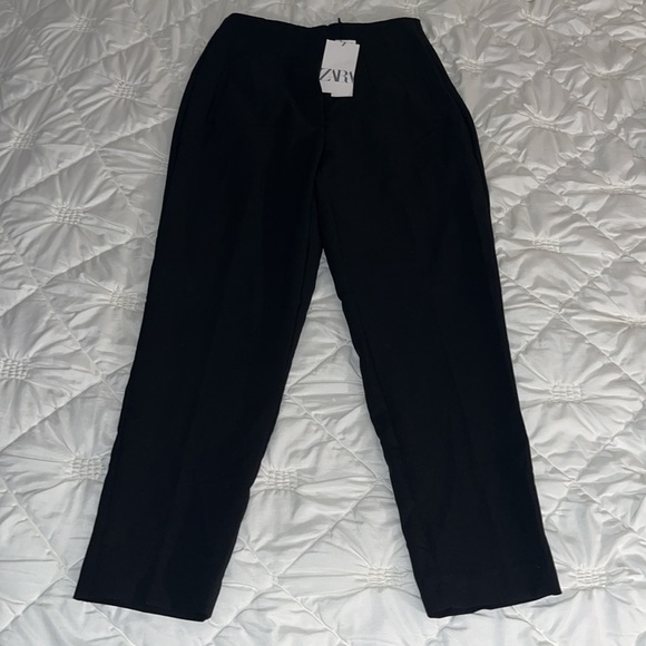 Zara black stretchy slacks size Medium - Picture 4 of 6